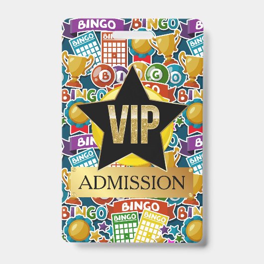 VIP BINGO AUSWEIS (Vorderseite)