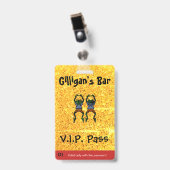 VIP-Client Ausweis (Vorderseite mit Clip)