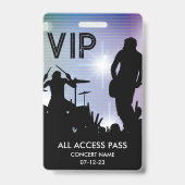 VIP Custom All Access Concept Abzeichen Ausweis (Vorderseite)