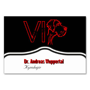 VIP Doggen Tischkarten Tischnummer