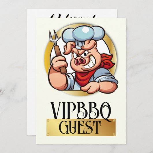 VIP-Einladung Einladung (Vorne/Hinten)