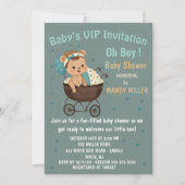 VIP-Einladung fürs Baby Oh Junge ! Einladung (Vorderseite)