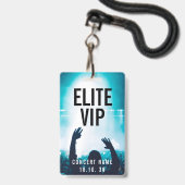 VIP Event Foto Individuelle Name Konzert Ausweis (Rückseite mit Lanyard)