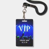 VIP Event Foto Individuelle Name Konzert Ausweis (Front with Lanyard)