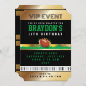 VIP FOOTBALL ALL ALL ACCESS Gold Pass Abzeichen Ei Einladung (Vorne/Hinten)