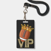 VIP Football Guest Pass Lanyard Abzeichen Ausweis (Vorderseite mit Lanyard)