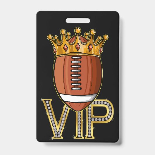 VIP Football Lanyard Abzeichen Ausweis (Front)