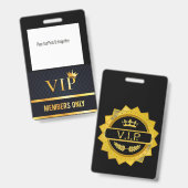 VIP-Foto Ausweis (Front & Back)