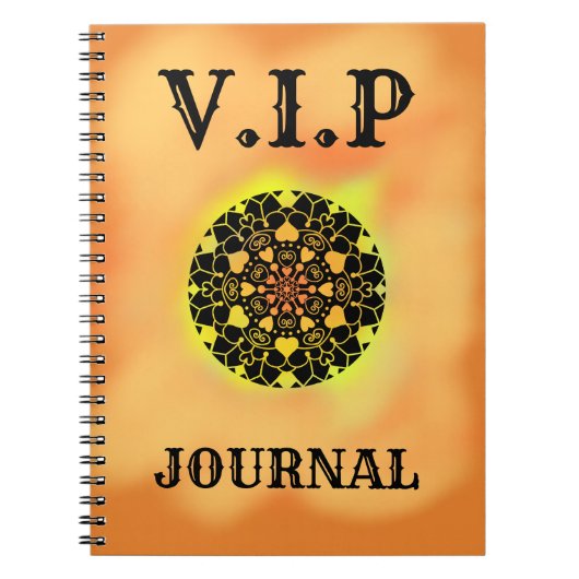 VIP Fun Mandala Creative Happy Notepad Journal Notizblock (Vorderseite)