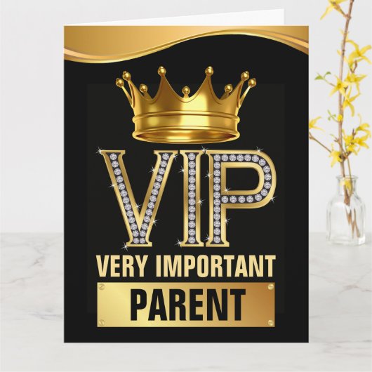 VIP FÜR ELTERN KARTE (Gelbe Blume)