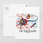 VIP-Gedanken (Neuron/Synapse-Spaß) Postkarte (Vorne/Hinten)