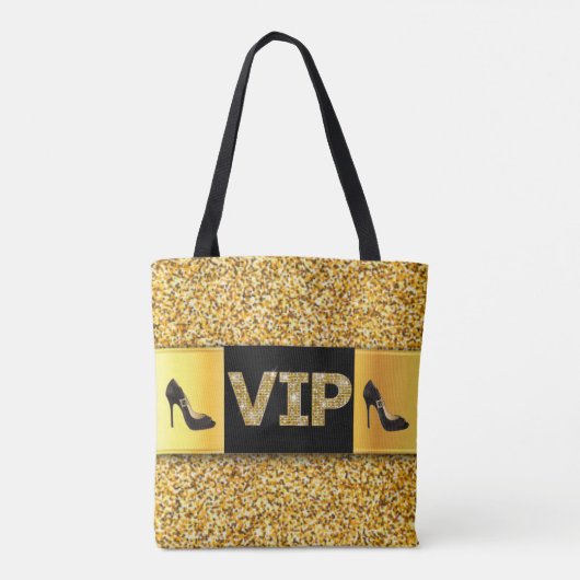 VIP Gold Diamonds High Heels Tasche (Rückseite)