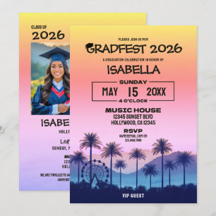 VIP Gradfest 2026 Party-Einladung Einladung