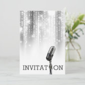 Vip Green Festival Hochzeit Personalisierte Einlad Einladung (Stehend Vorderseite)