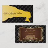 Vip-Haar u. Schönheits-Salon-Visitenkarte Visitenkarte (Vorne/Hinten)