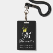 VIP Lanyard ABZEICHEN Ausweis (Back with Lanyard)