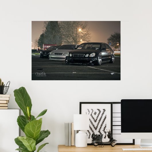 VIP Lexus GS x 3 Poster (Heimbüro)