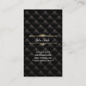 VIP Luxus Friseur Friseur Hair Stylist Visitenkarte (Rückseite)