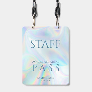 VIP-Mitarbeiter All-Access-Pass Konzert Holografis Ausweis