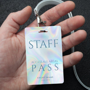 VIP-Mitarbeiter Holografischer All-Access-Pass Kon Ausweis
