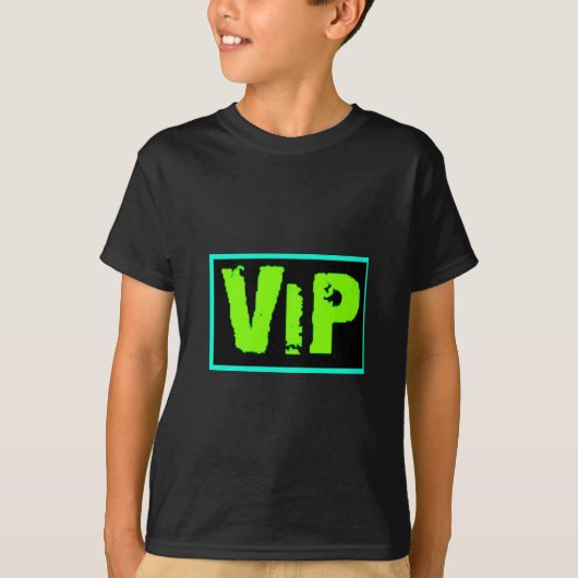 vip neon grüne Musik Tanz Party Spaß Clubs Exclusi T-Shirt (Vorderseite)