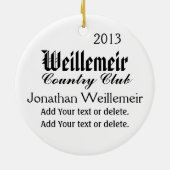 VIP-Ornament - SRF Keramikornament (Hinten)