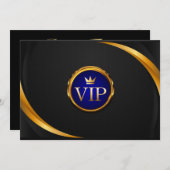 VIP Party Einladung (Vorne/Hinten)