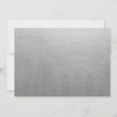 VIP Pass 25. Jubiläum Ticket Imitate Silver Einladung (Rückseite)