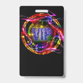 VIP Pass Abzeichen Einladung zum Geburtstag Ausweis (Rückseite)