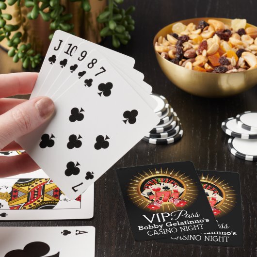 VIP PASS - Casino - Poker Night - Spielkarten (In Situ)