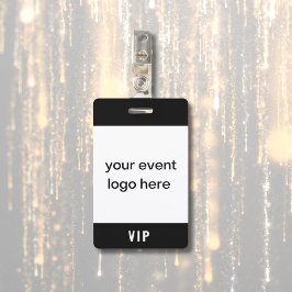 VIP Pass Event-Abzeichen Ausweis