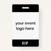 VIP Pass Event-Abzeichen Ausweis (Vorderseite)