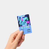 VIP Pass Glow in Dunklem Party Einzigartige INVITA Ausweis (Handheld)