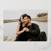 VIP Pass Silver Wedding Anniversary Ticket Folieneinladung (Rückseite)