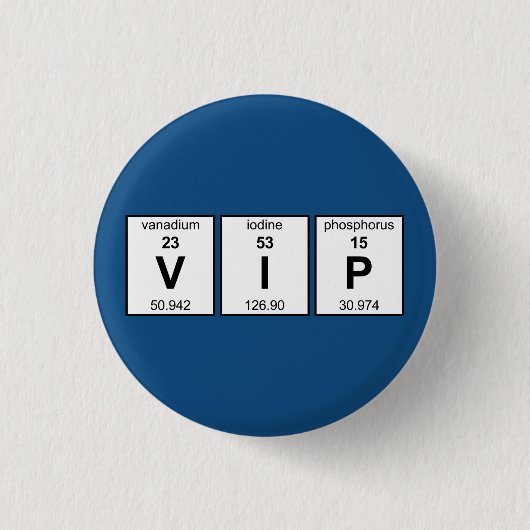 Vip-Periodensystem Button (Vorderseite)