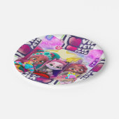 Vip Pets Glam Edelsteine Papier Teller (Schrägansicht)