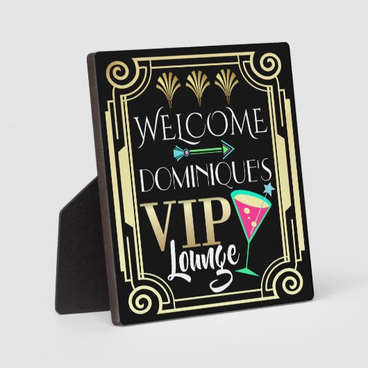 VIP Plaque Fotoplatte (Vorderseite)