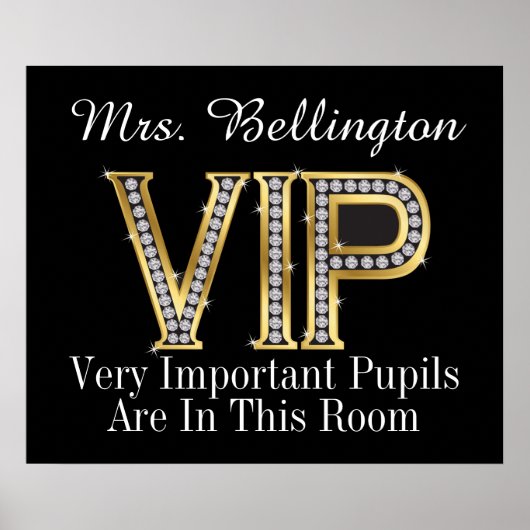 VIP-Poster des Lehrers durch den SRF Poster (Vorne)