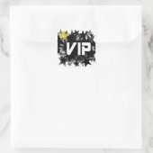 VIP QUADRATISCHER AUFKLEBER (Tasche)