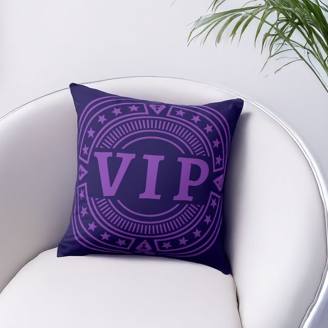 VIP Reserved Seat Retro Custom Colors Kissen (Von Creator hochgeladen)