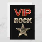 VIP Rock Star Geburtstagkarte Feiertagskarte (Vorne/Hinten)