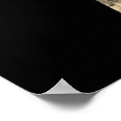 VIP Rock Star Red Black und Gold Poster