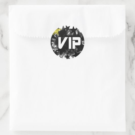 VIP RUNDER AUFKLEBER (Tasche)