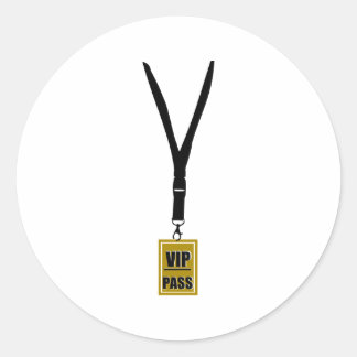 VIP RUNDER AUFKLEBER