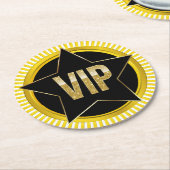 VIP RUNDER PAPPUNTERSETZER (Angewinkelt)