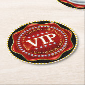 VIP RUNDER PAPPUNTERSETZER (Angewinkelt)