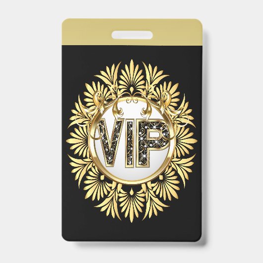 VIP - See Back  Badge Ausweis (Vorderseite)
