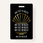 VIP - See Back Badge Ausweis (Rückseite)