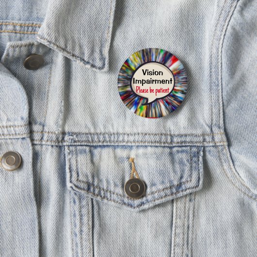 VIP Sehstörungen Niedrige Sehblindheit visuell Button (Beispiel)