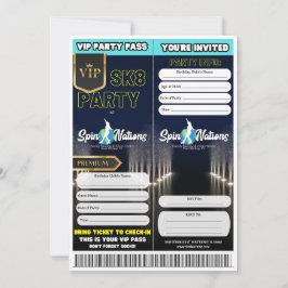 VIP-Skate-Party Einladungen